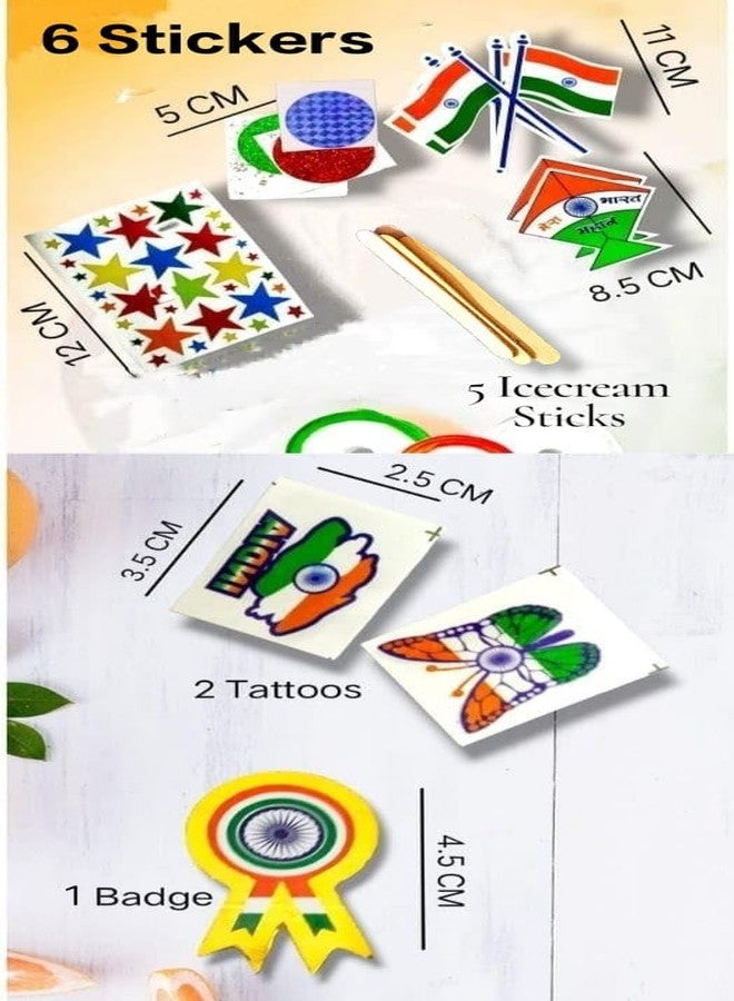 CREATIVE PENCIL All-Inclusive Decorative Art and Craft Material, Ideal for All Group DIY Craft Kit for Special Occasions, Festivals (Tricolor Kit) - Image 4